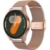 Bracelet + Case with Screen Protector for Samsung Galaxy Watch 7 40mm, Rose Gold