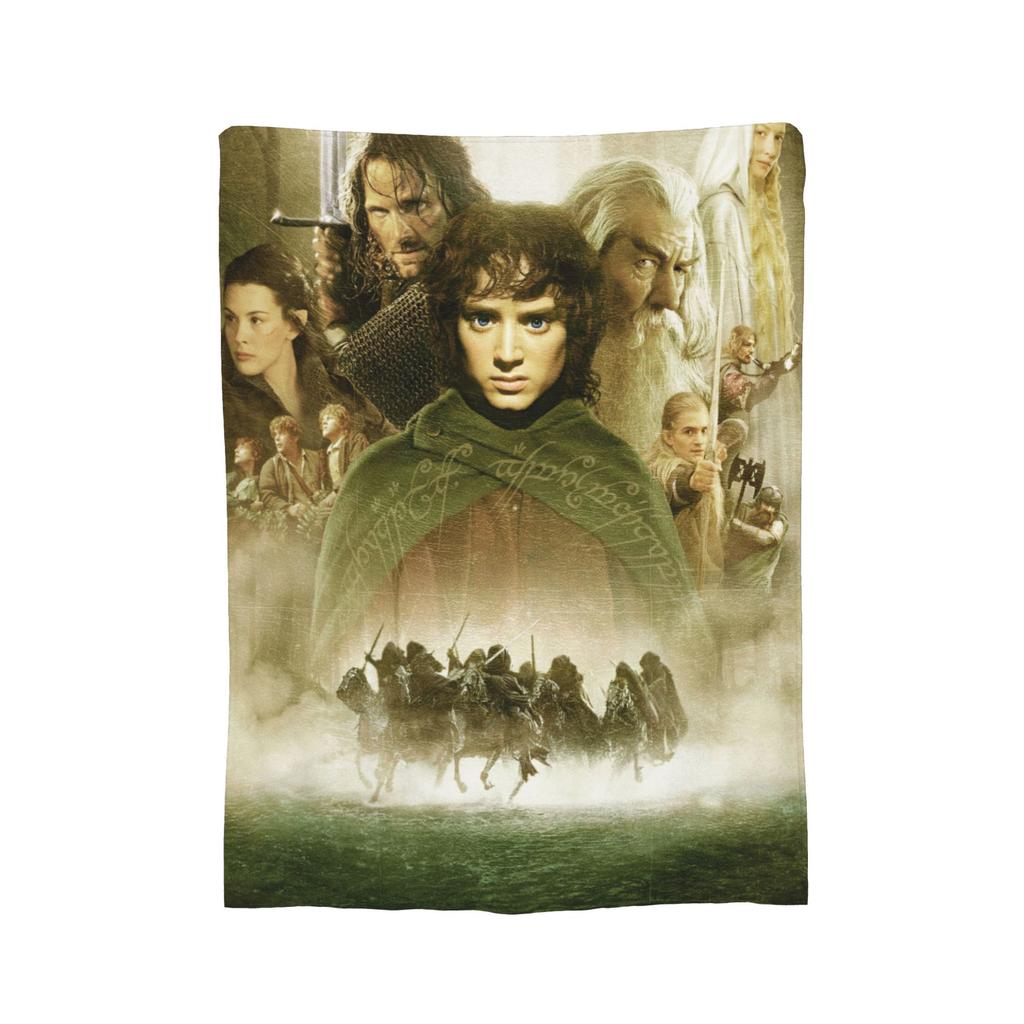 L-Lords Of The R-Rings Blankets Fleece Spring/Autumn  Portable Soft Throw Blankets for Bedding Travel Quilt