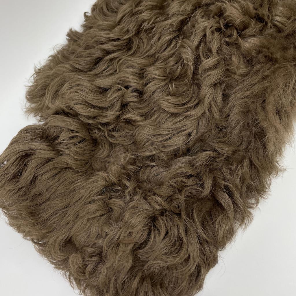 Ron Herman 2810400054 Reversible Collarless Shearling Mouton Coat Jacket Not written BrownUsed