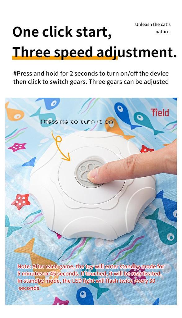 Interactive Cat Teaser: Self-Entertainment Hiding Turntable Toy