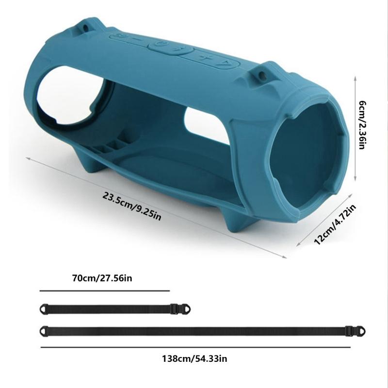 Capa de Silicone para Alto-falante Externo Charge 5 com Design Resistente a Choques e Acesso Conveniente para Carregamento