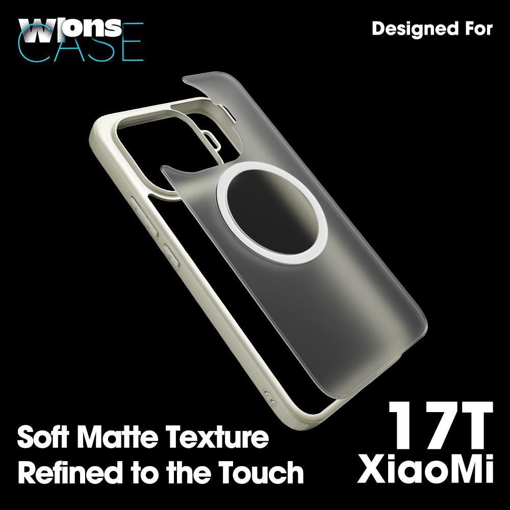 Etui do Xiaomi Mi 17T/17T Pro Magnetyczne Matowe Matowe Skóra Dziecka Odporne na Odciski Palców Odporne na Upadki Podniesione Krawędzie Obiektywu Aparatu Pokrowiec