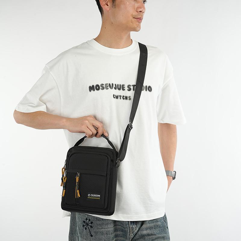 Men Crossbody Bag Single Shoulder Bags Big Capacity Storage Bag Fashion Multi-Pockets Business Crossbody Bags