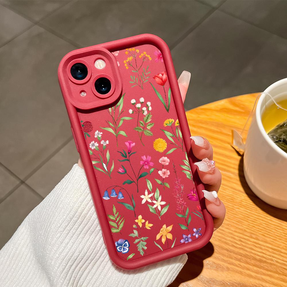 Soft Silicone Phone Casing Full Cover Camera Shockproof Protection Case for Samsung Xiaomi Redmi Poco