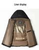 2025 Winter Men's Thickened Cotton Puffer Jacket - Business Casual Style for Youth & Middle-aged