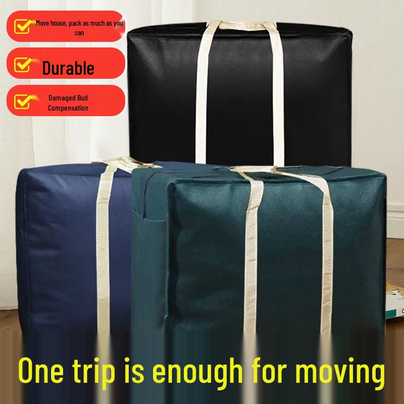Large Capacity Dustproof & Moistureproof Storage Tote for Moving & Travel