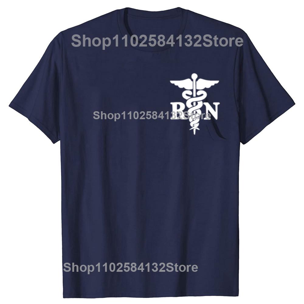 Funny Registered Nurse Healthcare Hospital Nurse Rn Tshirts Unisex Fashion Casual Tshirt 100 Cotton Loose Oversized T Shirt S