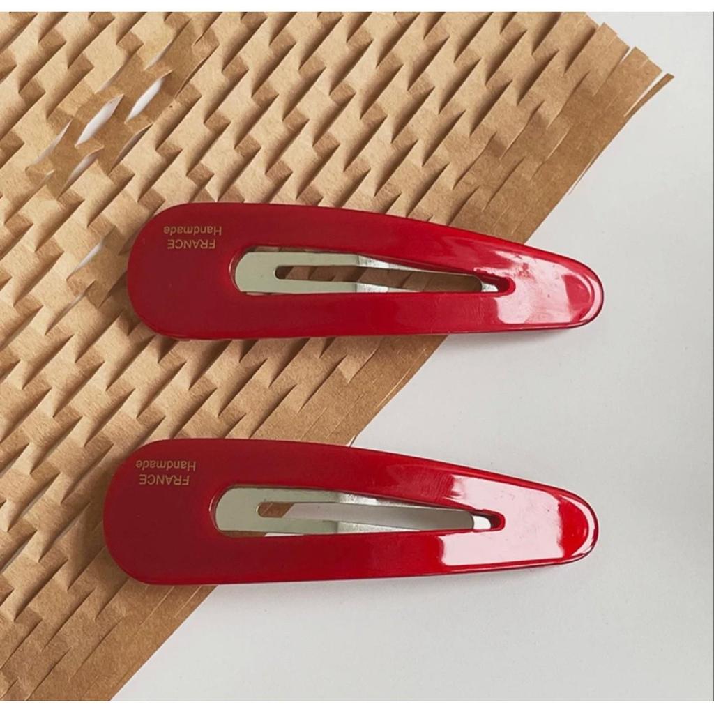 Red Series Hair Accessories: Multi-Style BB Clips & Festive Hairband for Women
