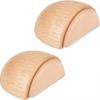 Solid Wooden Door Stopper Punch-free Doorstop New Door Blocking Device