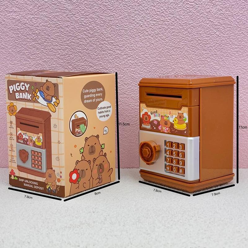 1 Piece Kawaii Kapibala Creative Savings Bank Children'S Storage Piggy Bank Girl Heart Cute Toy Birthday Gift