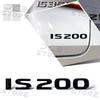 1Pcs 3D Chrome Metal Car AWD Letter Logo Fender side Rear Bumper Trunk Emblem Sticker For Lexus IS200 IS250 IS300 IS350 Decor