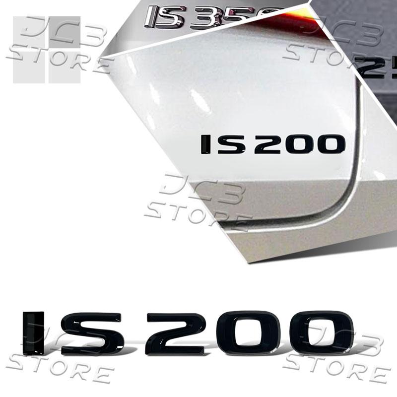 1Pcs 3D Chrome Metal Car AWD Letter Logo Fender side Rear Bumper Trunk Emblem Sticker For Lexus IS200 IS250 IS300 IS350 Decor