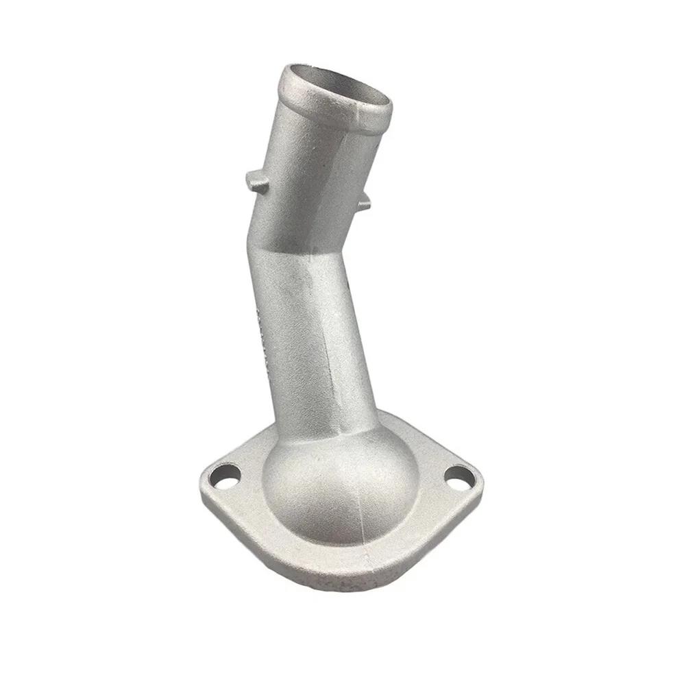 Aluminum Radiator Coolant Hose Connector For For Golf 2006-2013 1999-2017 1.6L 1.8T 2.0L OEM 06A121121C 06A121121FGood Product
