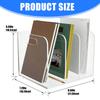 Sturdy MultiPurpose Shelf Book Rack for Magazines Folders Compartment And Office Essential Keep Desk Well Organized