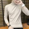 Men S Slim Fit Solid Color Turtleneck Long Sleeve Knit Sweater Winter