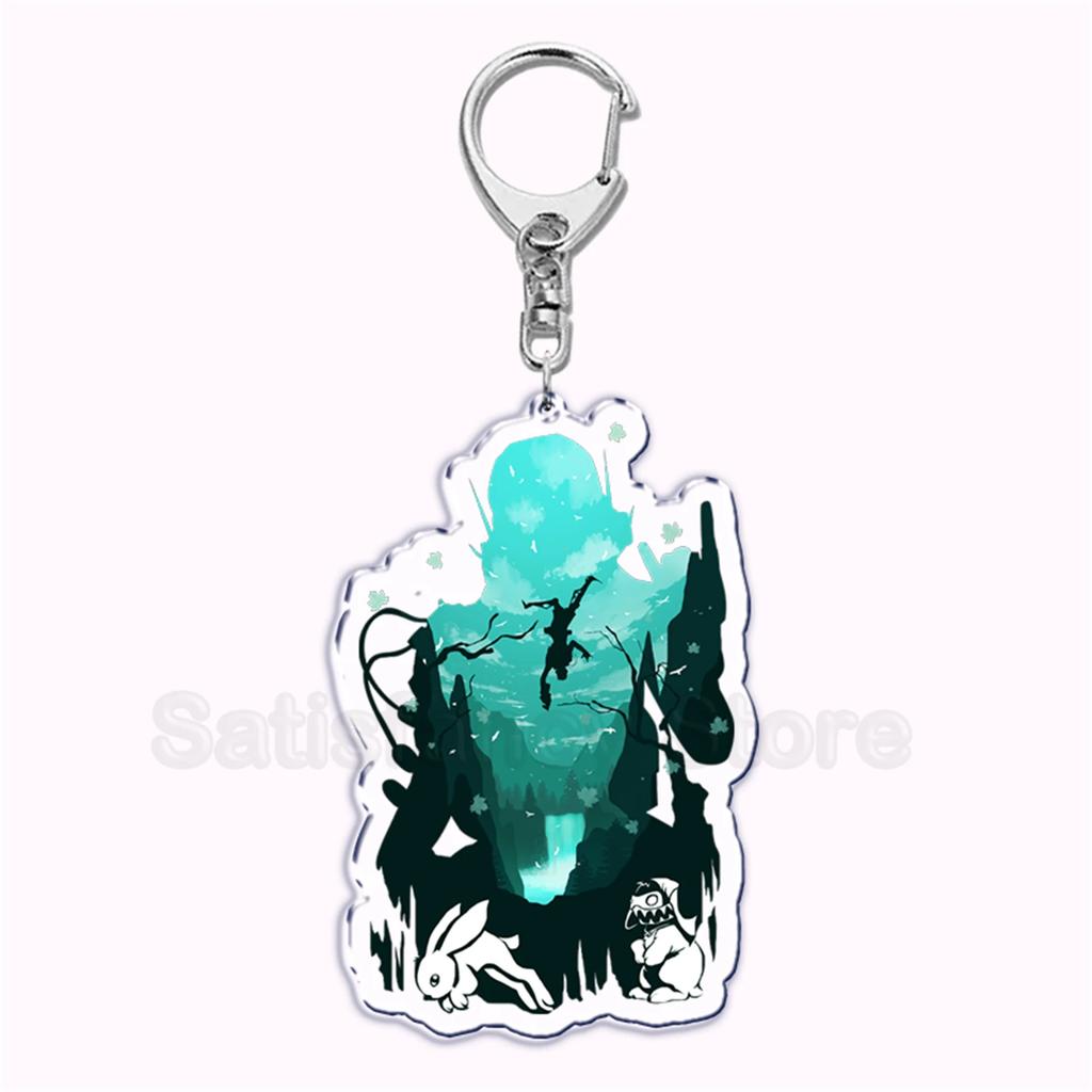 Hot Game Apex Legends Characters BLOODHOUND Acrylic Key Chain Pendant Key Ring Keychains Keyring for Bag Pendant Jewelry Gifts