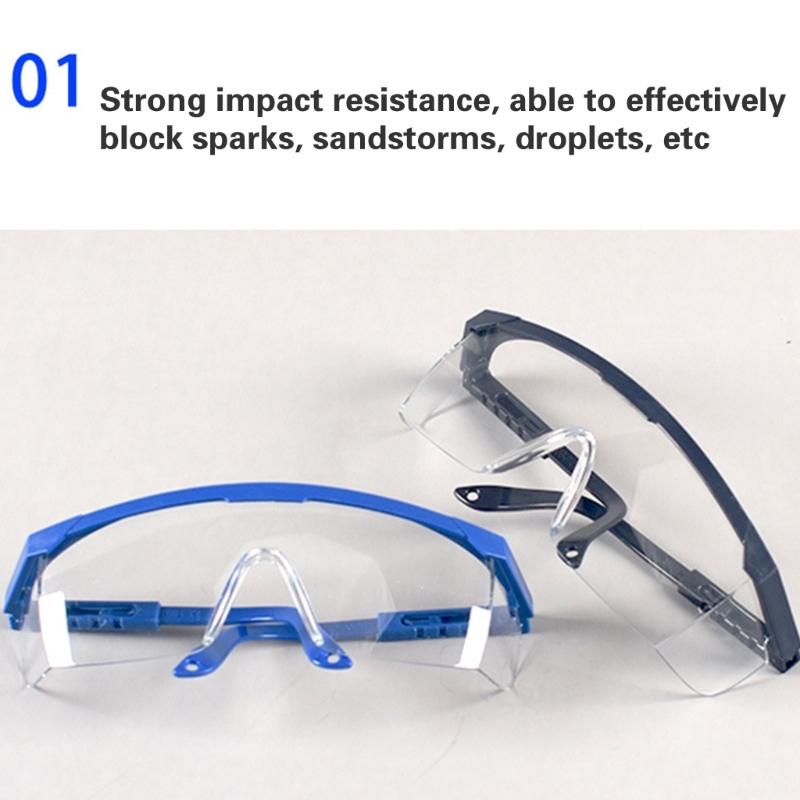 12 Stück Leichte PVC-Schutzbrillen für Fabrik- und Bauarbeiter, Schutzbrillen mit klaren Gläsern für den industriellen Gebrauch