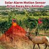 Rechargeable Solar Lamps Multifunctional Solar Charging Alarm  Garden Protection
