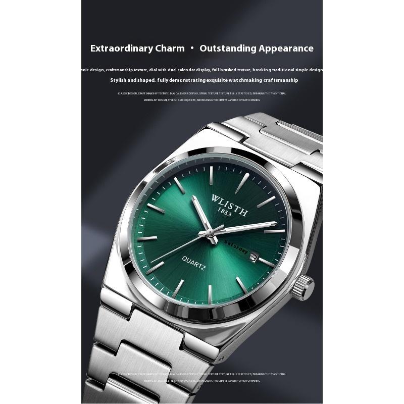 Top brand new ultra-thin men's watch waterproof luminous quartz watch