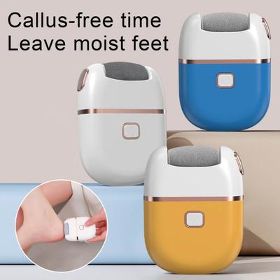 Ηλεκτρική Λίμα Ποδιών Αφαίρεσης Κάλων Επαναφορτιζόμενη Οθόνη LCD Αποτριβέας Ποδιών Αυτοκόλλητα Επιθέματα με 2 Κεφαλές Λείανσης Κιτ Πεντικιούρ Περιποίησης Ποδιών για Άνδρες Γυναίκες