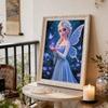 Disney Pearl Painting Frozen Elf Fairy Creative Art 5D Pearl Embroidery Cross Stitch Kit Handmade DIY Home and Room Decor Gift