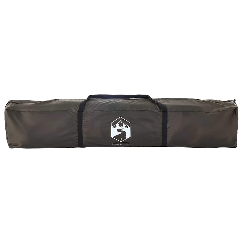 Fishing Tent for 4 People Brown Quick Release