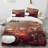 3D Drum Kit Music Instruments Comforter Bedding Set,Duvet Cover Bed Set Quilt Cover Pillowcase,King Queen Size Bedding Set Gift