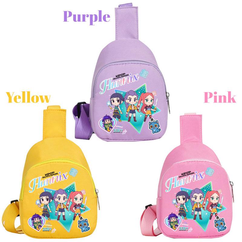 For kpop Shoulder Backpack Chest Bag K-pop Diagonal Cartoon Student Classic Lightweight Girly Gift Storage travel crossbody bag