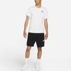 Jordan Jumpman Logo Bestickt Sport Rundhals Kurzarm T-Shirt Herren Oberteile Weiß DC7486-100