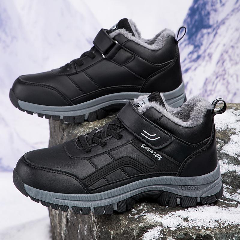 Boots Women Waterproof Winter Leather Shoes Ankle Boots Male Snow Hiking Boots