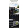 For Chery Tiggo 4/5X 2017- Window Decoration Side Door Frame Cover Bright Black Center Pillar Sticker  exterior