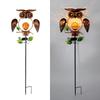 Modern Design IP65 Waterproof LED Owl Solar Light with 360 Beam Angle for Outdoor Garden Courtyard Lawn Decor