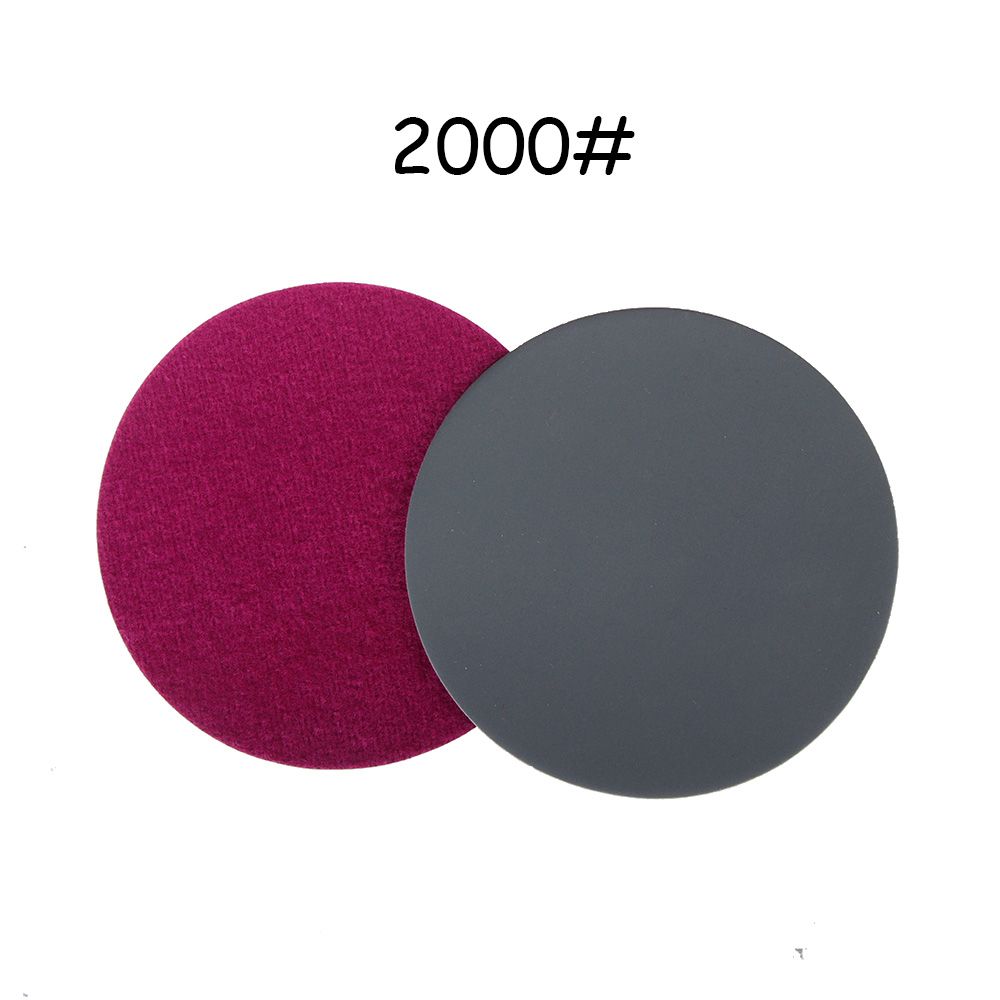 5/10/20Pcs Abrasive With Loop Wet or Dry Sandpaper Pads Sanding Disc 60 - 10000 Grit 5'' 125mm