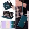 Lichicase Pure Color Wallet Flip Kickstand Leather Case for Vivo X300 X300 Pro Y50 Y500 Magnetic Back Cover