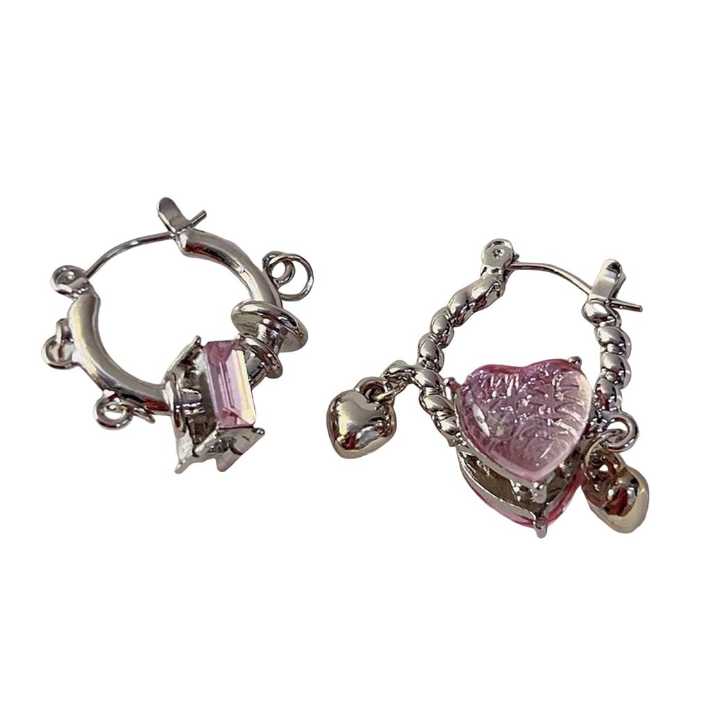 Elegant Styles Heart Earrings for Women Portable Comfortable Alloy Designs for Parties Supplies and Everyday Wear