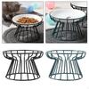 2x Pet Ceramic Bowls Food Cat Elevated Stand