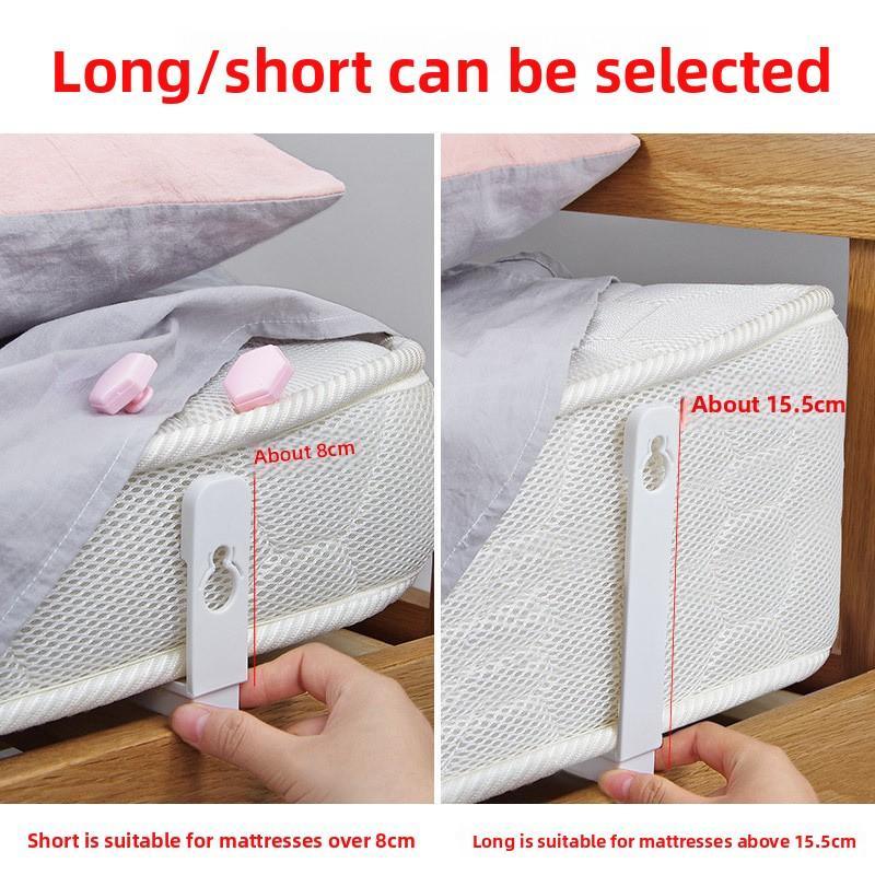 4er-Pack Bettlaken-Befestigungsclips Quilt Anti-Verrutschen Befestigungsschnalle Matratzenlaken Eckenspanner Laken Anti-Rutsch Schnalle