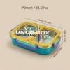 Microwavable 304 Stainless Steel Bento Box 2/3 Compartment Lunch Box Leakproof Food Storage Container With Lid For Kids School