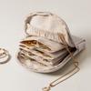 Schmuckverpackungsbeutel PU-Leder Ringe Halskette Mini-Kosmetiktasche Großer Kapazitäts-Organizer Schmuckaufbewahrungskoffer Reisen Outdoor