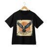Eagle Freedom Cartoon Graphic Tee-Unisex Casual Retro T-Shirt|Daily&Patriot Wear