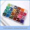 Sunflower Sealing Wax Granules In Transparent Box - Grid-Style Set with 10/15/24 Colors for Stamps
