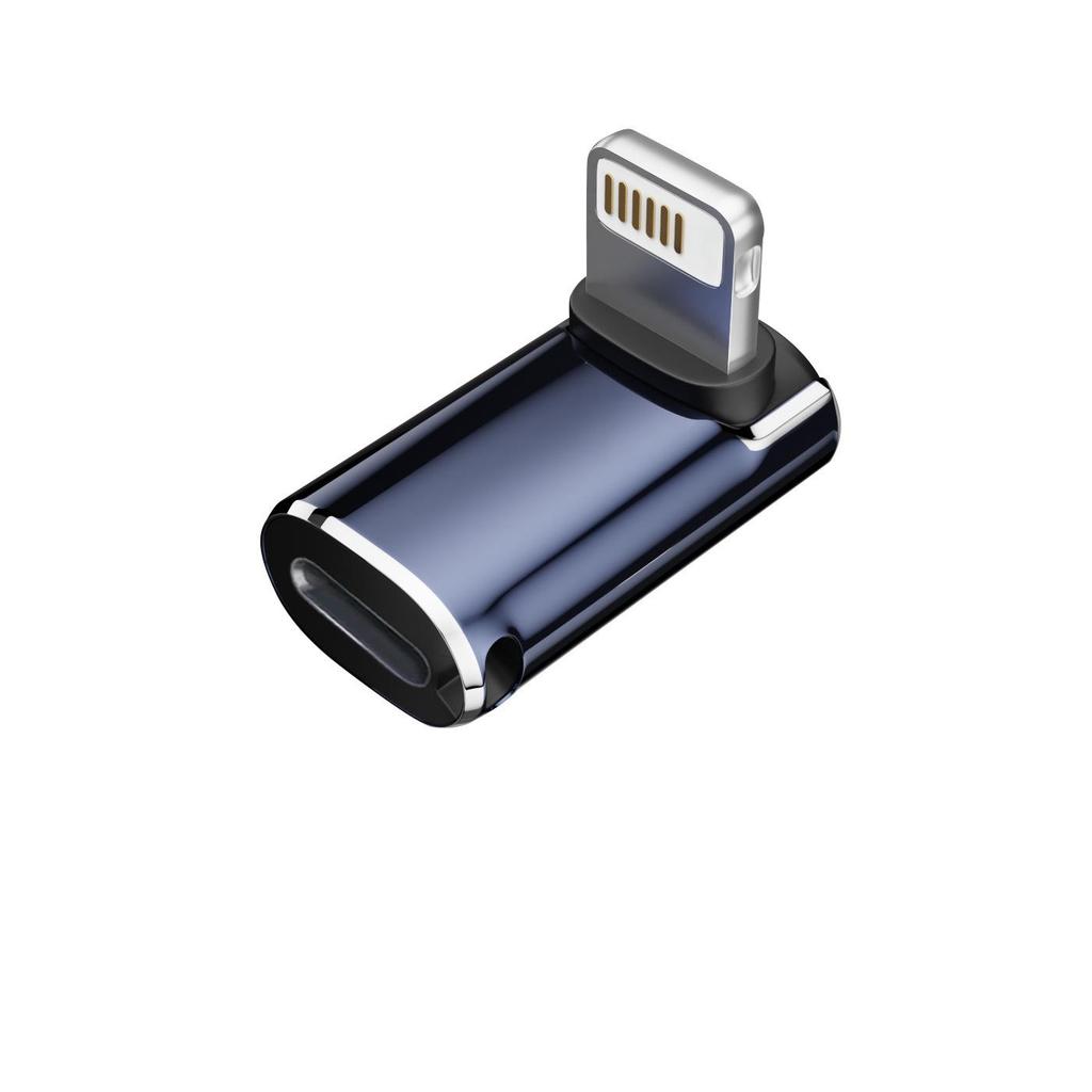 Type-C Female to Lightning Male Adapter for Charging & OTG
