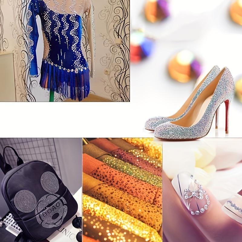 1440 Stück Nail Art Strasssteine ​​Glitzer Diamant Kristall Edelsteine ​​3D Tipps DIY Dekoration