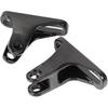 Black Rear Passenger Foot Peg Mini Mount Kit Fits for Harley Touring Road King Electra Glide Ultra Classic Street Glide 1993-later