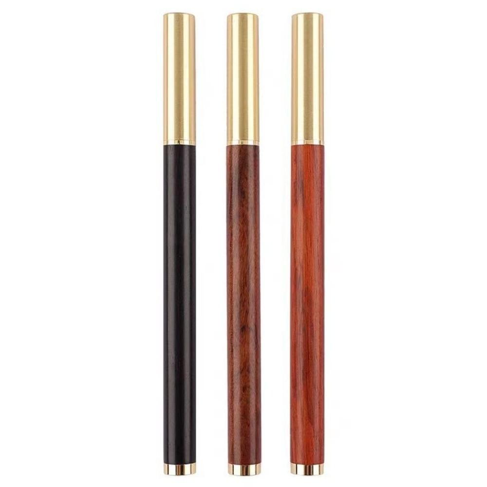 Quick-drying Gel Pen Wooden Signature Pen Luxury Neutral Pen  Business & School & Office