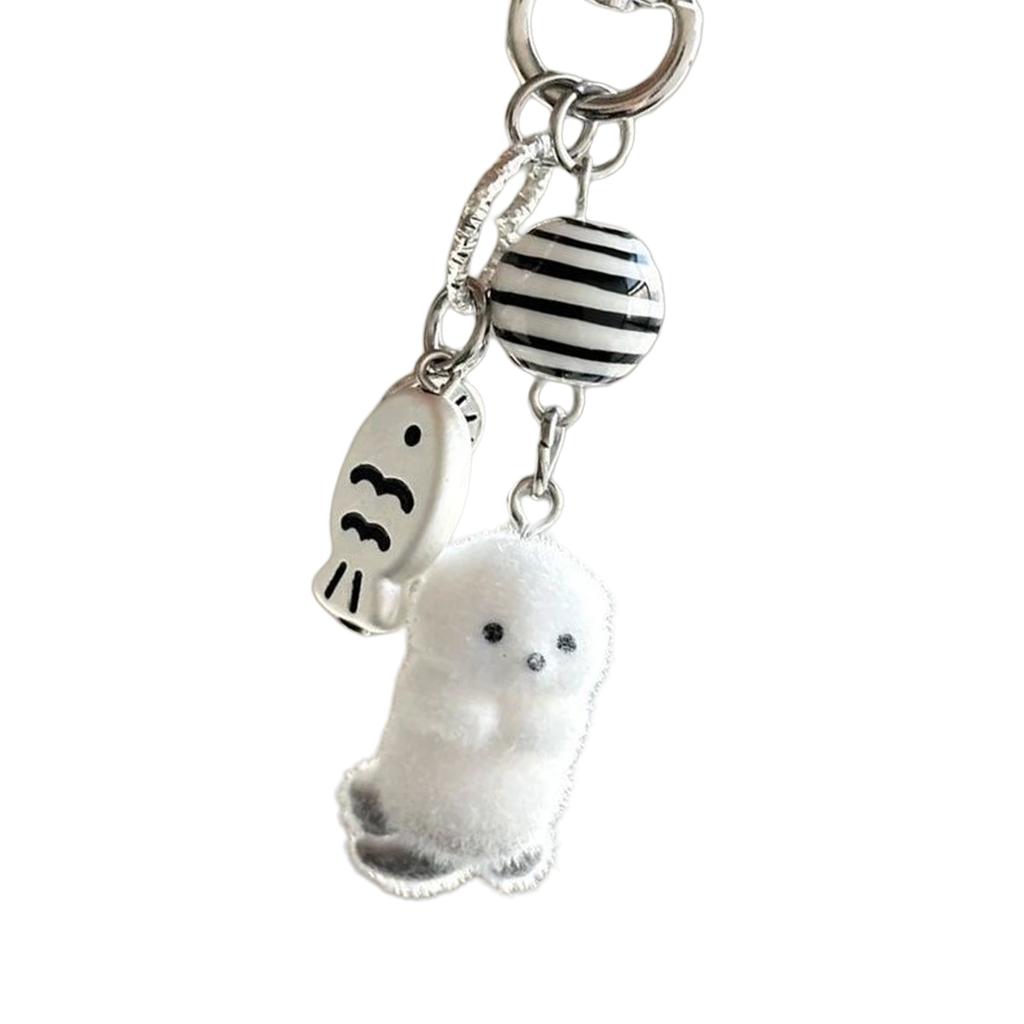 Adorable Clownfish Phone Strap with Beads Perfect for Adding Style to Your Mobile Durable and Lightweight Phone Pendant
