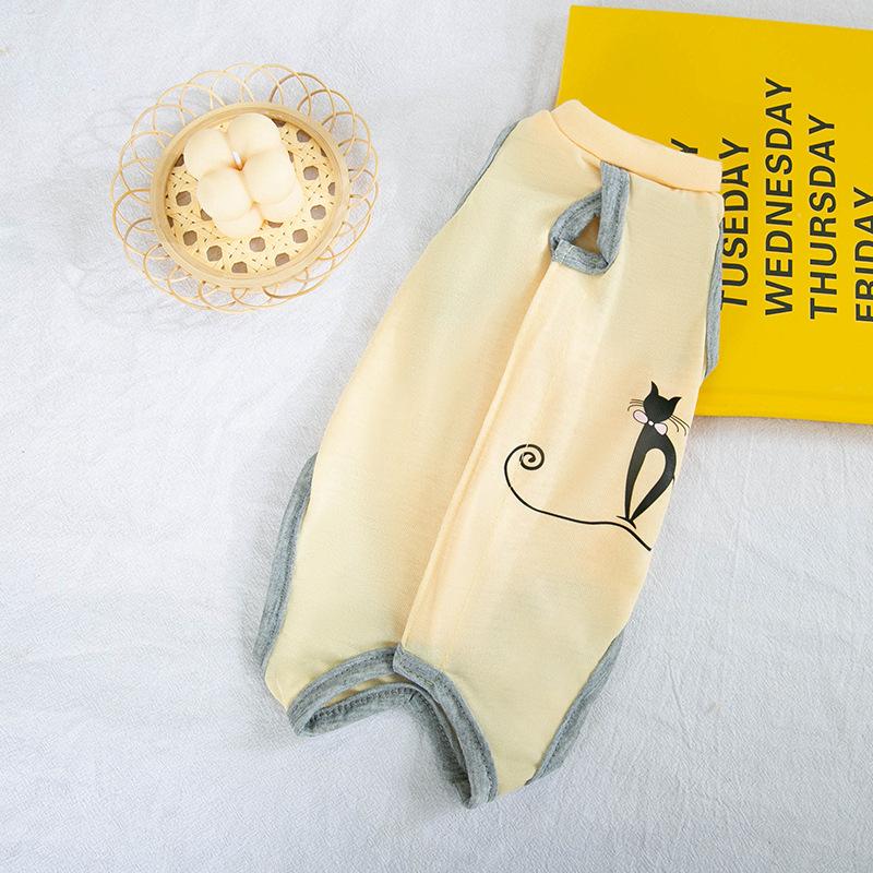 

Домашняя кошка кошка-мать одежда для отлучения кота-самца хирургическая одежда против выпадения шерсти послеоперационная одежда против вылизывания кошачья одежда одежда для стерилизации S (recommended weight within 1-1.5 kg)