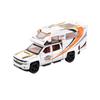 1/32 Chevrolet Silverado Pickup RV Recreational Vehicles Car Model Diecast Camper Van Motorhome Touring Car Model Sound Light Kid Toy Gift
