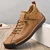Men's Casual Leather Shoes,Ankle Boots Lightweight Loafers,Mid Top Walking Driving Shoes