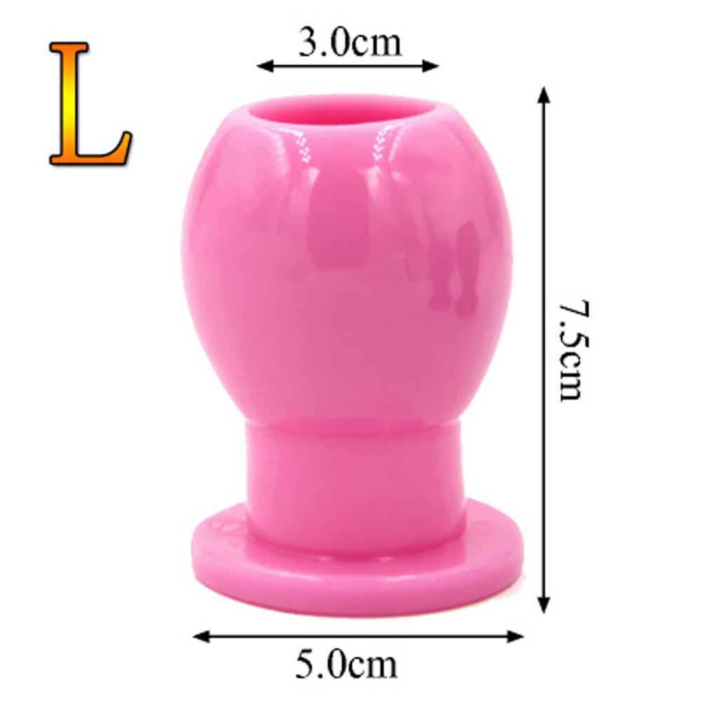 3 Sizes Hollow Anal Plug Gay Enema Tools Female Soft Vagina Speculum Pussy Anus Dilator Anal Sex Toys for Couples Sex Shop